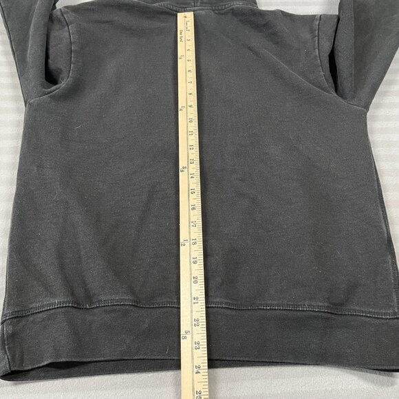 Toronto Raptors Hoodie Sweatshirt Mens Black NBA Basketball Throwback Big Logo - Picture 6 of 10